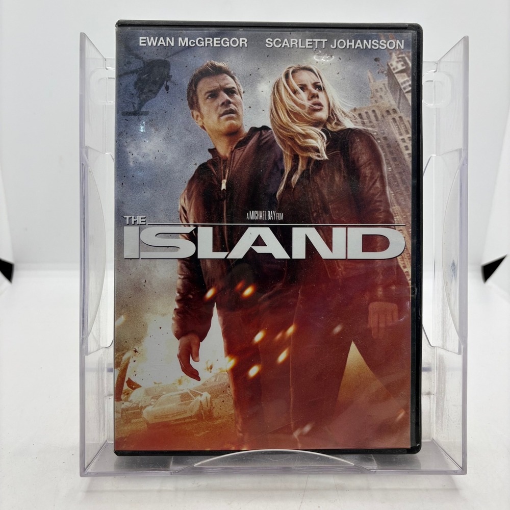 The Island DVD 2005 Ewan McGregor Scarlett Johansson Michael Bay Sci-Fi Thriller
